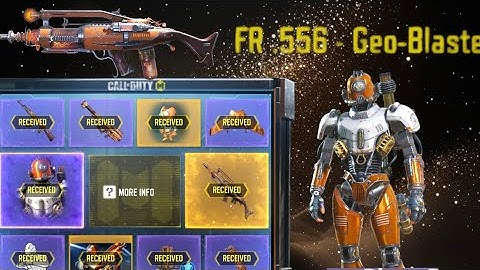 *NEW* LEGENDARY FR.556 - GEO BLASTER 😍 cod mobile