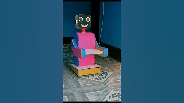 How To Make HOMEMADE ROBOT from Cardboard at Home science project remote control very easy #short