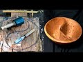 GIANT Hand Carved YIN & YANG Bowl - featuring Tools & Techniques (ASMR)