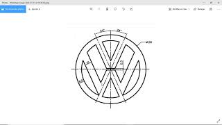 طريقة تصميم شعار volkswagen golf بواسطة برنامج  Wrykrys. interCAD programme.CNC Plsma