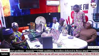 FUGAM live on Throne 99.5fm radio musical documentry campaign to stop worldwar iii &amp; nuclear bombs.