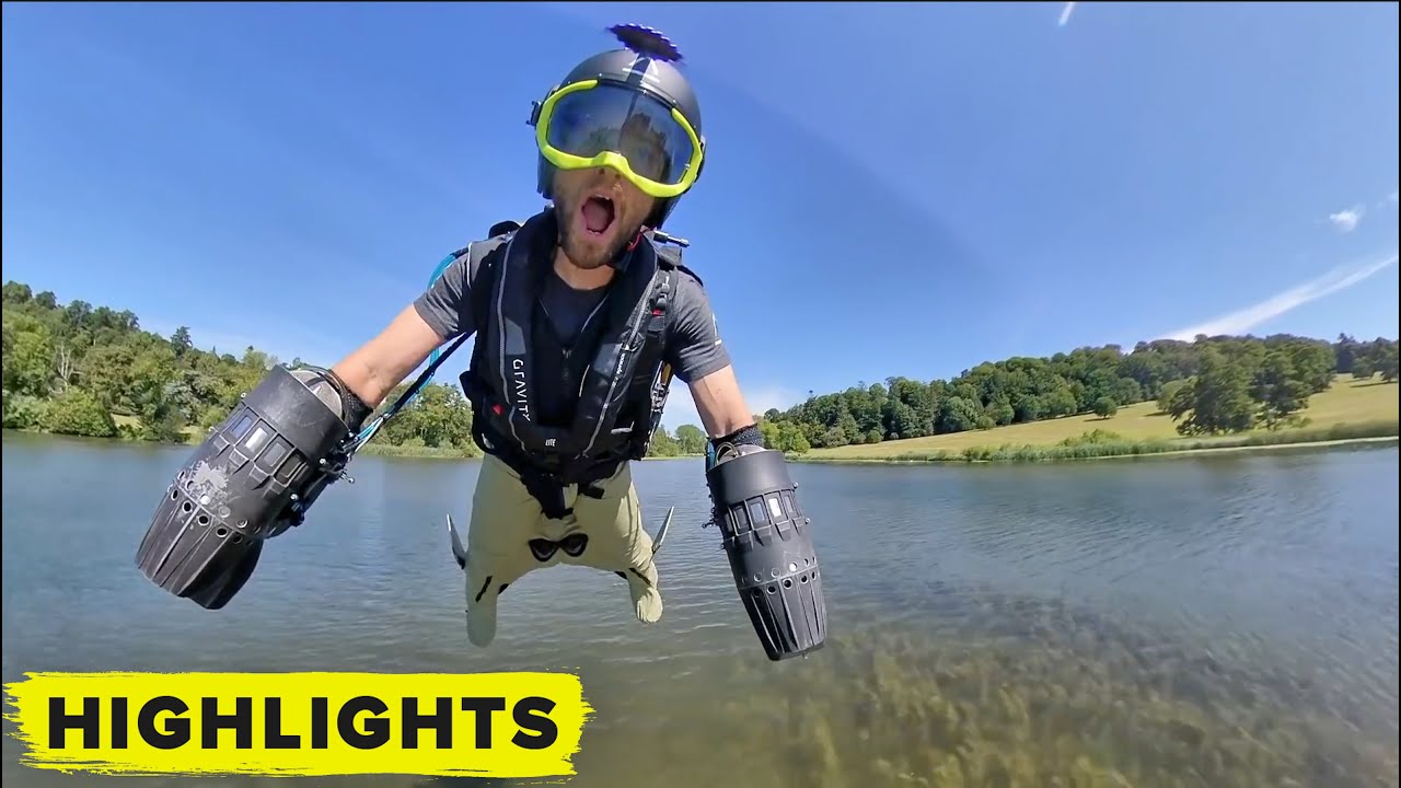 1,000-Horsepower Jetpack Suit Demonstrated