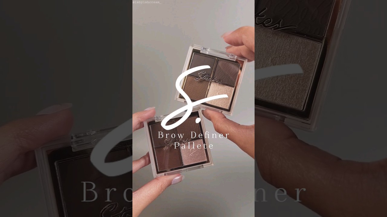 Strokes Cosmetics Brow Definer Pallete Swatches