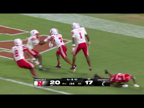 Cincinnati Bearcats' game-winning drive THWARTED by Nebraska interception | ESPN College Football
