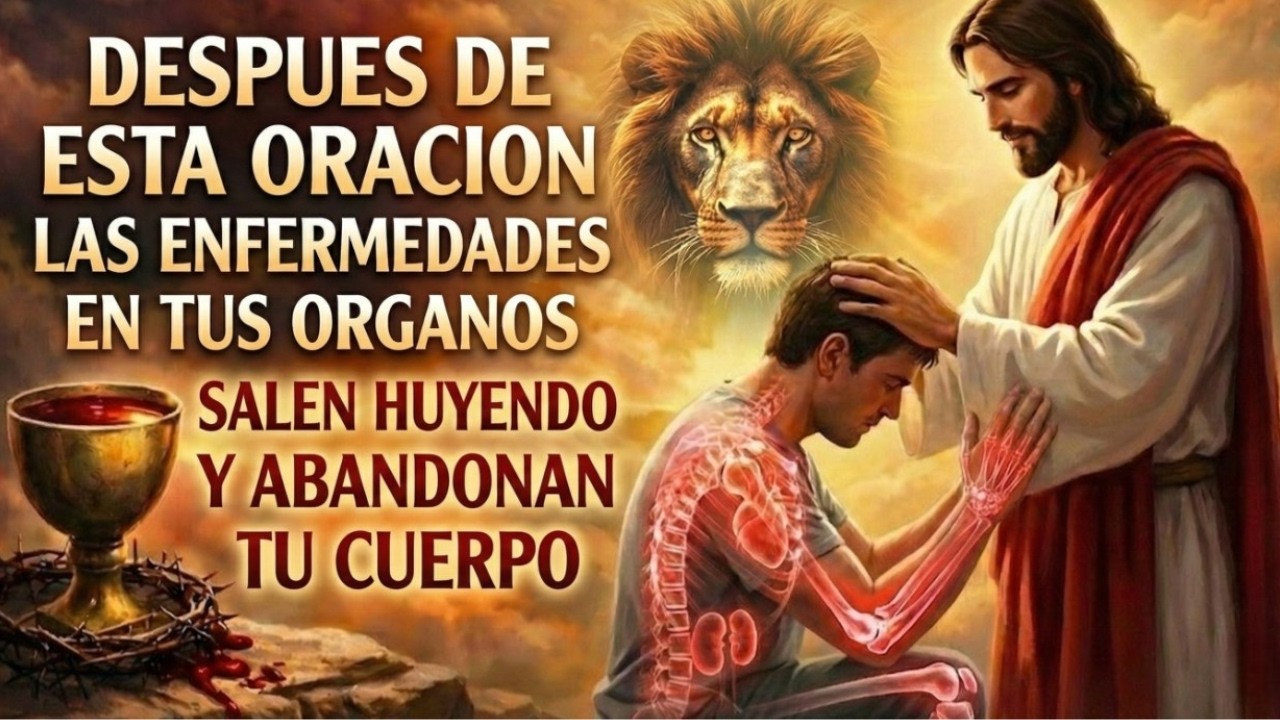 Señor CURA cada ORGANO DAÑADO de mi CUERPO | Después de ESCUCHAR esto las ENFERMEDADES salen HUYENDO