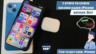 7 Steps To Check SecondHand iPhone Before Buy || Tips To Buy Used iPhones (Hindi)