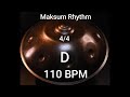 Maksum Base rítmica 4/4 Handpan (D) 110 bpm