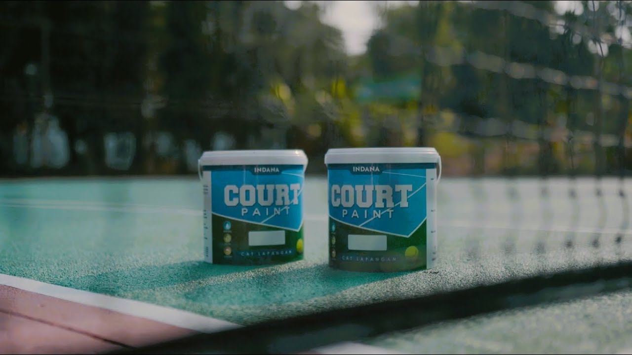 TUTORIAL APLIKASI CAT LAPANGAN INDANA COURT PAINT - YouTube
