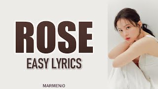LEE HI 'ROSE' Easy Lyrics