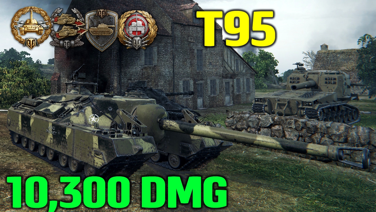 quickybaby modpack 1.2 World Of Tanks | T95 - 10300 Damage - 5 Kills