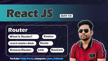 What is Router in React? | BrowserRouter | Routes | Route | Link | #reactrouter #reactjs #Day10