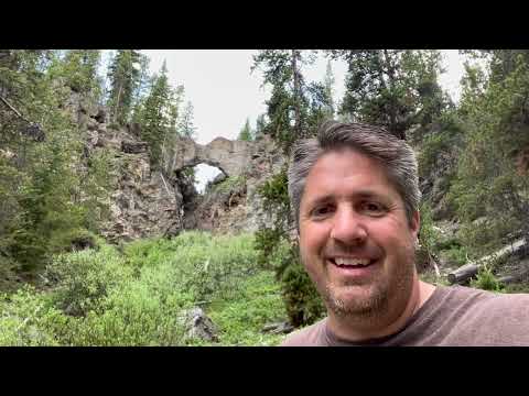 Natural Bridge in Yellowstone