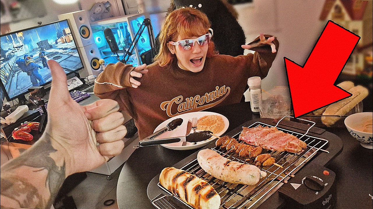 Churrasco no QUARTO GAMER.. (RESENHA MAXIMA)