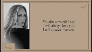 Adele - Lovesong Lyrics