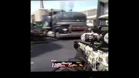 Quick scoping in COD: Black ops 2