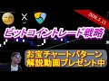 【BTC】ビットコイン一旦調整局面。100万円チャレンジするようであれば上抜け期待。