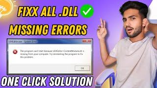 Fix All .Dll Files Missing Error In Windows 111087 100% Working One Click Fix