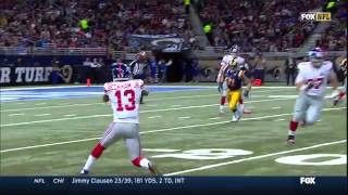 Giants,Rams Scuffle Figth