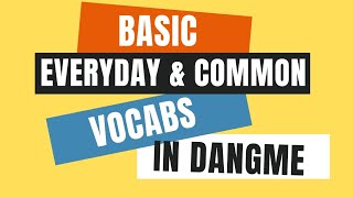 BASIC & COMMON VOCABULARY IN DANGME LANGUAGE || SIMPLE WORDS IN KROBO LANGUAGE screenshot 2