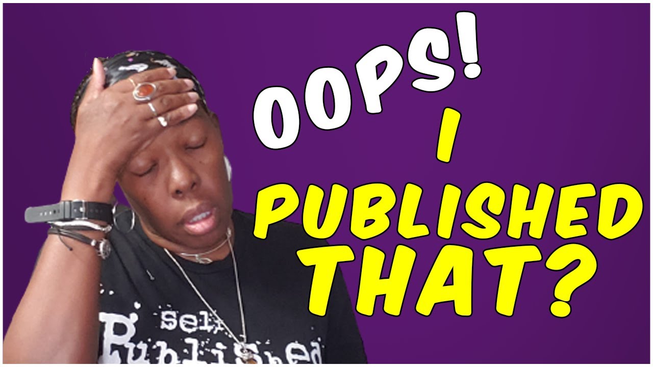 Fixing Typos After Your Book Is Published