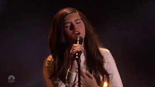 Angelina Jordan sings Someone You Loved amazingly and bind blowing performance on AGT the finals