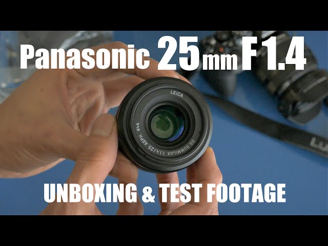 Panasonic LEICA DG SUMMILUX 25mm F1.4 ASPH. - YouTube