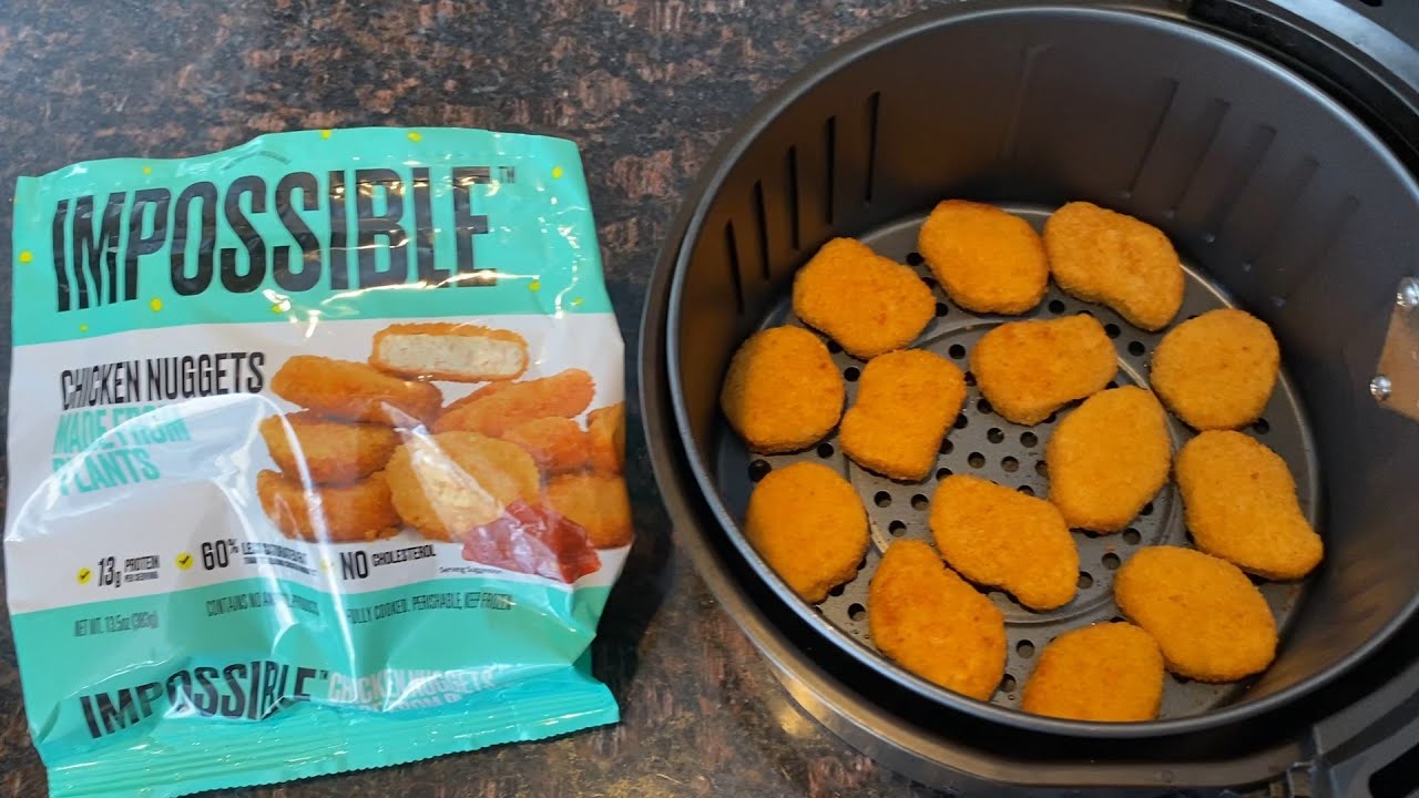 Air Fryer Impossible Chicken Nuggets (Meatless) Vegan Chicken Nuggets