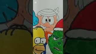 Drawing cartoon characters Part 24 #theloudhouse#lincolnloud#nickelodeon#drawingvideo