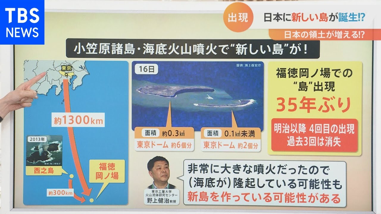 解説 日本に新しい島が誕生 島の名前は 住める 生き物の楽園に Youtube