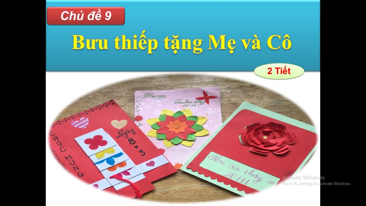 Mĩ thuật lớp 3 | Chủ đề 9: Bưu thiếp tặng Mẹ và Cô | Huỳnh Ngọc ...