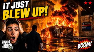 This Random Explosion in GTA 5 Was Insane