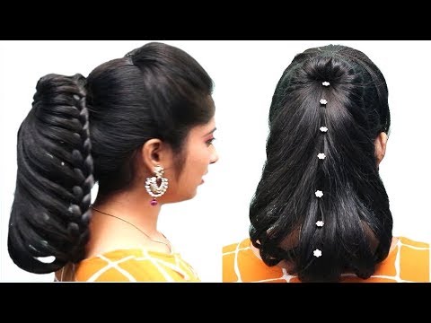 Beautiful Hairstyle For Wedding Party Function Beauty