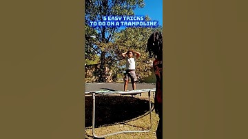 5 easy tricks to do on a trampoline #flip #shorts #fyp #easytrick  #trampoline #tricks