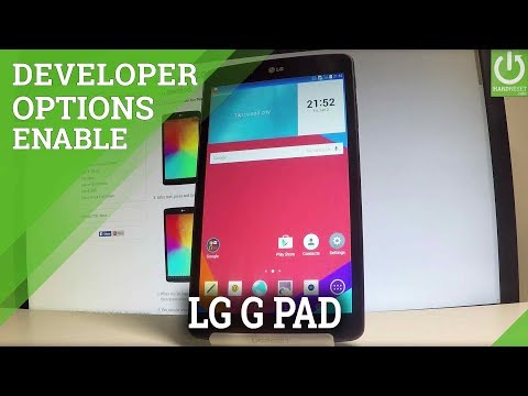 LG V490 G Pad ENABLE DEVELOPER OPTIONS / USB DEBUGGING