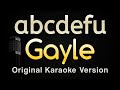 Abcdefu  gayle karaoke songs with lyrics  original key