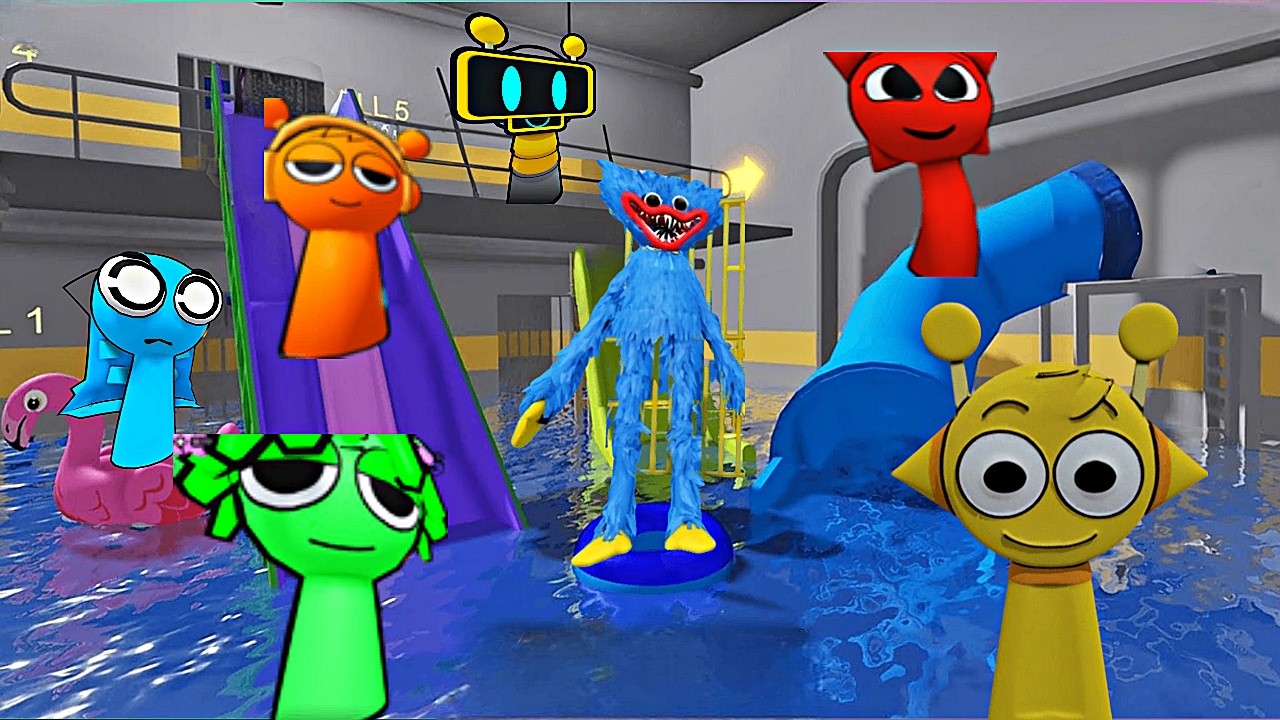 WHEN SPRUNKI ESCAPE FROM HUGGY 