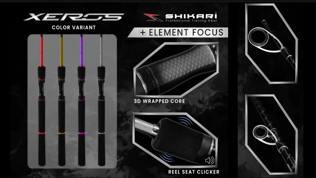 Joran Shikari Xeros SXS 180cm Solid Carbon & Reel seat Clicker