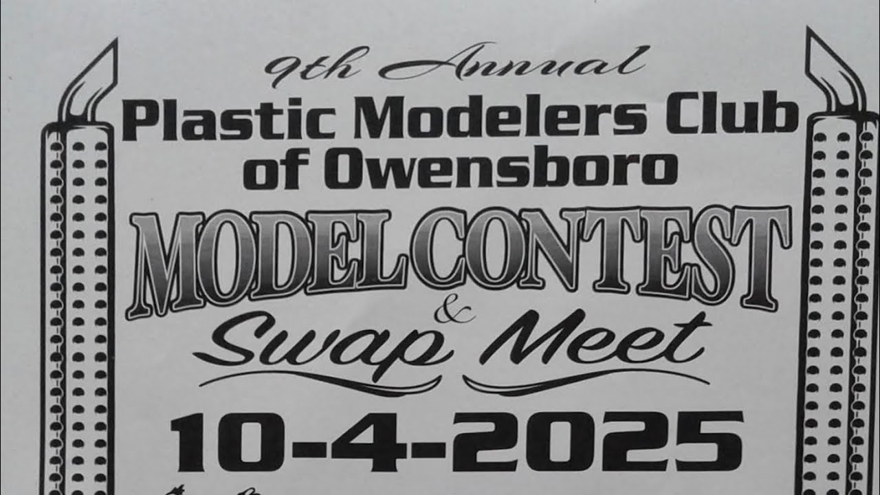 Plastic modelers show and next projects on the bench