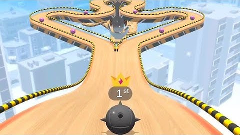 Sky Rolling Balls All Levels Gameplay#405