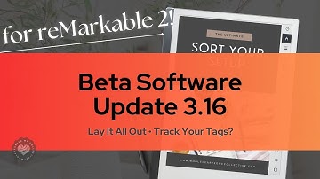 Beta Software Update 3.16 | remarkable 2