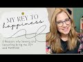 My Key to Happiness (Plus some sneak previews of upcoming projects!)