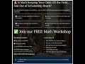 🎓 Is Math keeping your child from playing sports or earning scholarships?