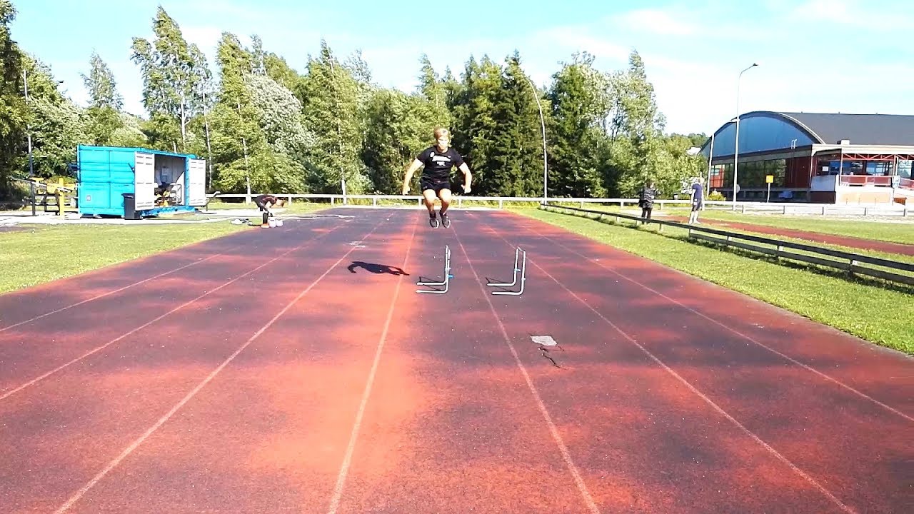 Lateral Hurdle Jump to 10m Sprint YouTube