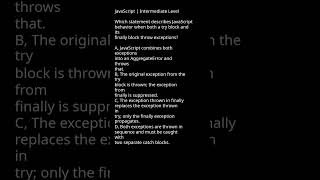 Throwing Exceptions in Try and Finally Blocks #codingtips #errorhandling #fiverr