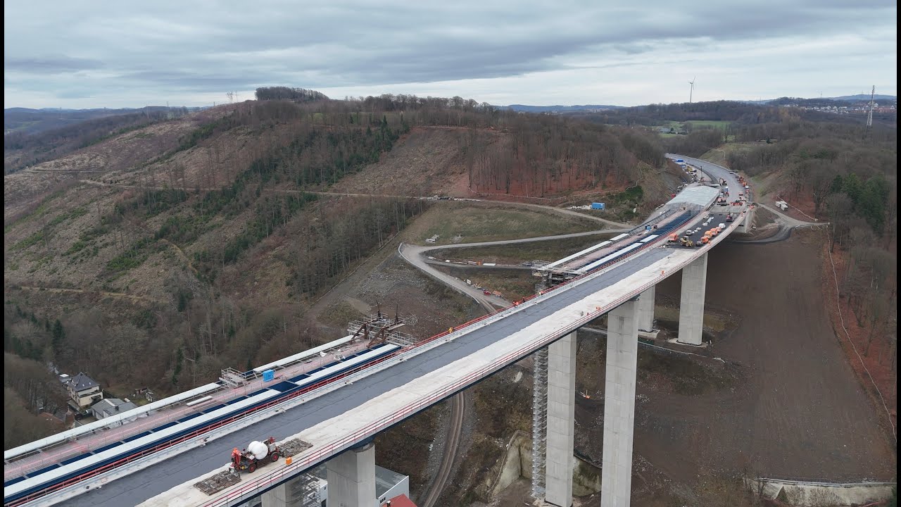 Rahmedetalbrücke wie weit sind sie? Werden sie bis Weihnachten fertig? Teil 21