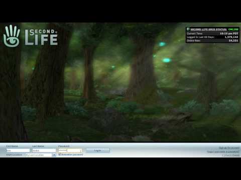 MH214 class: Logging into Second Life  (HD 720p)