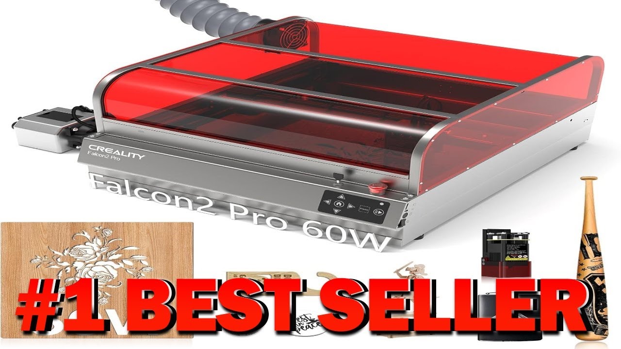 Creality Laser Engraver Enclosed Falcon2 Pro 60W Output Laser Engraving Machine - B0D3T4ZW7C