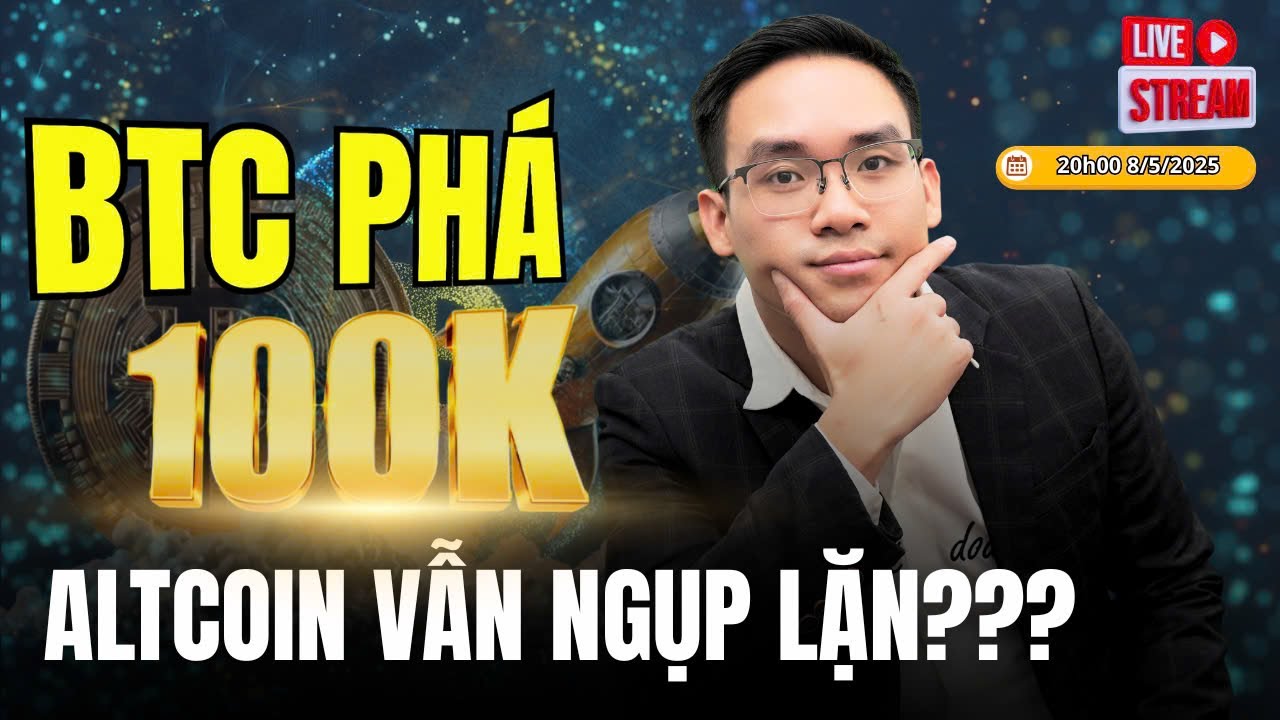 Outline Video BTC Phá 100k, Altcoin Vẫn Ngụp Lặn???