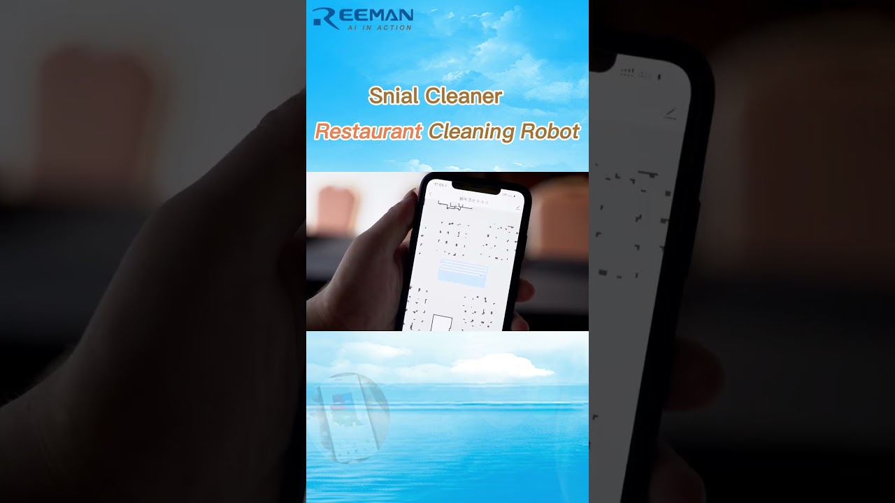 Cleaner robot restauramt floor cleaning robot