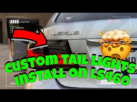 These Custom Tail Lights For A Lexus LS460 Are Crazy | Must Watch